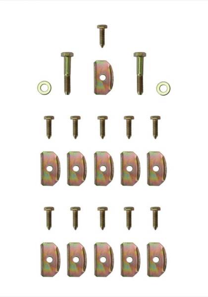 Chuck's Convertible Parts - HARDWARE KIT, FLOOR PAN CHASSIS TO BODY, BUG 1954-79, GHIA 1956-74 (1 Per Side, 2 Needed Per Car)