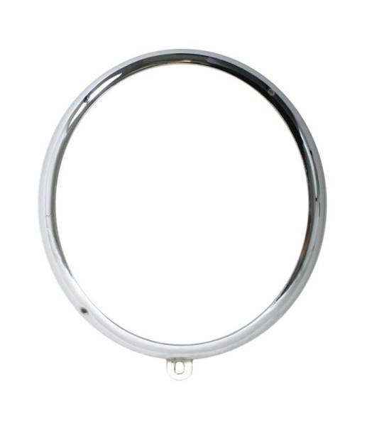 Chuck's Convertible Parts - HEADLIGHT RING, CHROME 2 & 7 O'CLOCK SCREW LOCATION, BUG & BUS (Seal Part # 101-119-L/R)