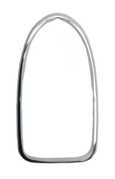 Chuck's Convertible Parts - CHROME RINGS AND SEALS FOR TAIL LIGHTS, LEFT AND RIGHT, BUG 1971-72