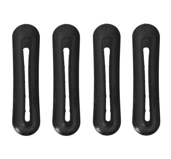 Chuck's Convertible Parts - SEALS, BUMPER BRACKET, 4 PIECES, FRONT & REAR, STANDARD BUG ONLY 1968-73