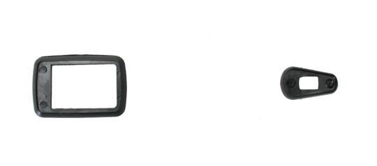 Chuck's Convertible Parts - SEALS, OUTER DOOR HANDLE, 4 PIECES, ALL BUGS 1966-67 *MADE BY WCM*