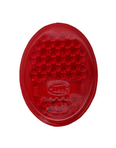 Chuck's Convertible Parts - LENS, TAIL LIGHT, RED PLASTIC *GERMAN* BUG 1952-55