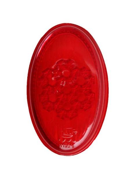 Chuck's Convertible Parts - LENS, TAIL LIGHT, RED PLASTIC HELLA *GERMAN* BUG 1955-61