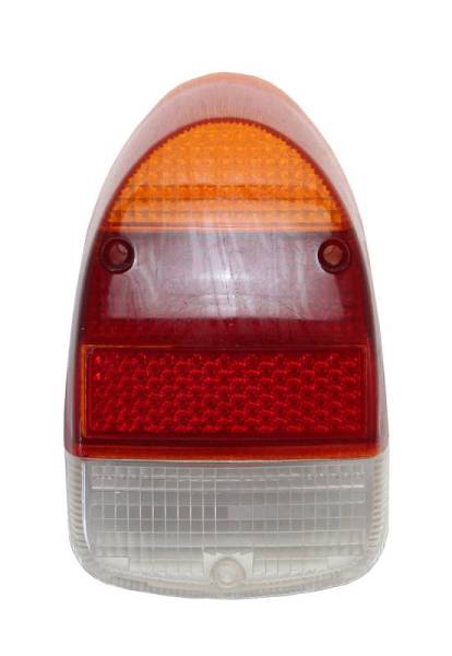Chuck's Convertible Parts - LENS, TAIL LIGHT, WHITE/RED/AMBER, BUG 1968-70