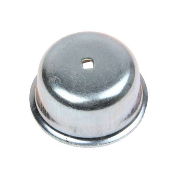 Chuck's Convertible Parts - GREASE CAP, LEFT FRONT WHEEL BEARING WITH HOLE, BUG 1966-79, GHIA 1966-74, TYPE 3 1966-73, THING 73-74