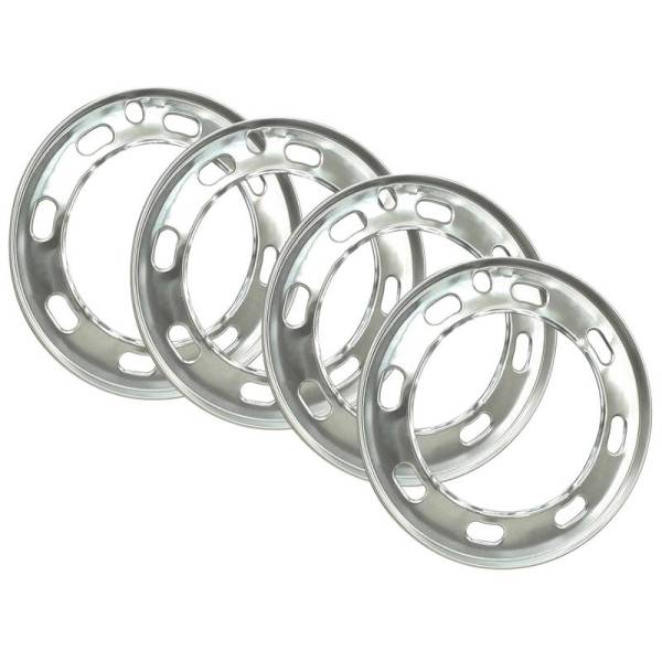 Chuck's Convertible Parts - BEAUTY RING, 15" WHEELS, ALUMINUM 11 HOLES, SET OF 4, BUG 1949-65, GHIA 56-65