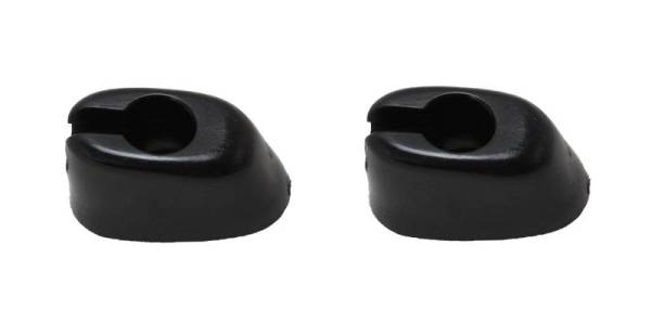 Chuck's Convertible Parts - MOUNT, SUNVISOR CLIPS, BLACK SET OF 2, BUG 65-67, BUS 68-79, GHIA 65-67