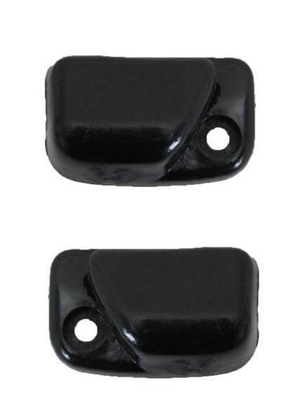 Chuck's Convertible Parts - MOUNT, SUNVISOR CLIPS, BLACK, BUG 1968-79, GHIA 1968-74, TYPE 3 1968-73 *MADE IN USA BY WCM*