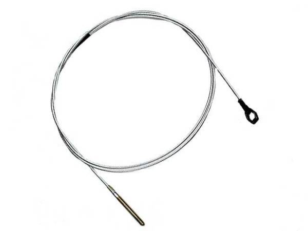 Chuck's Convertible Parts - CLUTCH CABLE, 2268mm, BUG 1946-60, 62-63 (1963 through chassis # 5261829) 1975-79, GHIA 1956-60, 62-63, 1974