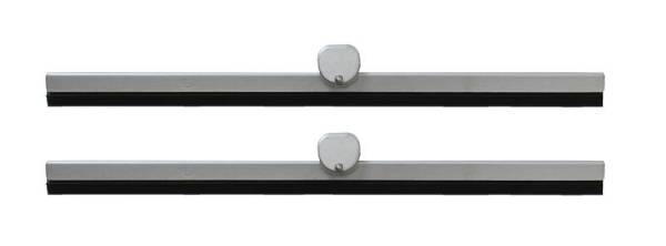 Chuck's Convertible Parts - WIPER BLADES, LEFT & RIGHT, SILVER BOSCH *GERMAN* ALL BUGS 1958-64