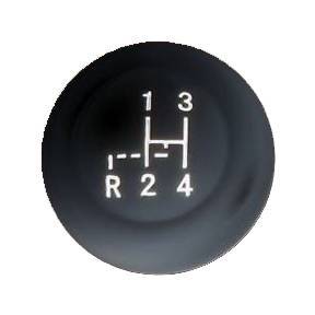 Chuck's Convertible Parts - SHIFT KNOB, 10mm BLACK WITH SHIFT PATTERN, BUG 1949-60, BUS 1950-67, GHIA 1956-60