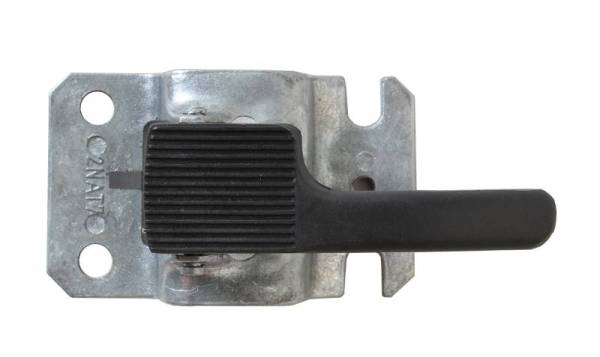Chuck's Convertible Parts - LEVER, LEFT INSIDE DOOR RELEASE, BLACK PLASTIC, STD. BUG & GHIA 67-77, SPR BEETLE 1971-75, TYPE 3 1967-71