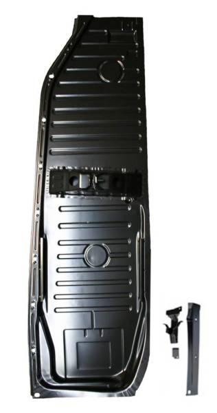 Chuck's Convertible Parts - FLOOR PAN, LEFT, HEAVY DUTY 1.5mm METAL FLOOR, COMPLETE WITH SEAT TRACK, BUG SUPER BEETLE 1973-79 (Will Call In-Store pick up only)