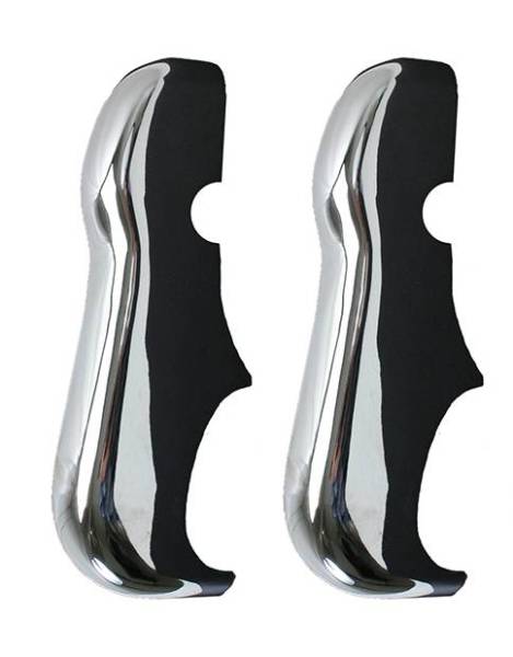 Chuck's Convertible Parts - BUMPER GUARDS, CHROME, SET OF 2, BUG 1954-67 (For Triple Chrome see part # 113-155B-L/R)