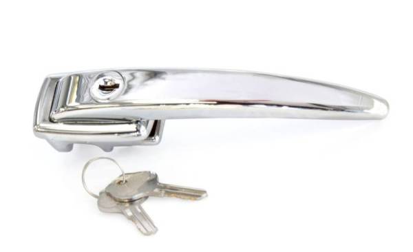Chuck's Convertible Parts - DOOR HANDLE, OUTSIDE LEFT OR RIGHT, WITH KEYS, BUG 1946-55, BUS 1950-61 (Up through VIN # 705619)
