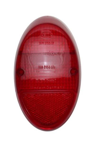 Chuck's Convertible Parts - LENS, TAIL LIGHT, RED, LEFT OR RIGHT *GERMAN* BUG 1962-67