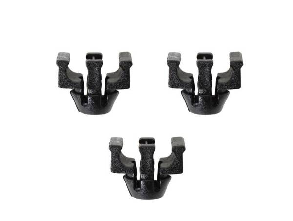 Chuck's Convertible Parts - HOLDERS, SPARK PLUG WIRES, 2 SLOT (SET OF 3)  BUG / BUS / GHIA / TYPE 3 / THING 1961-79, VANAGON 1980-83