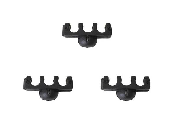 Chuck's Convertible Parts - HOLDERS, SPARK PLUG WIRES, 3 SLOT (SET OF 3) BUG / BUS / GHIA / TYPE 3 / THING 1961-79, VANAGON 1980-83