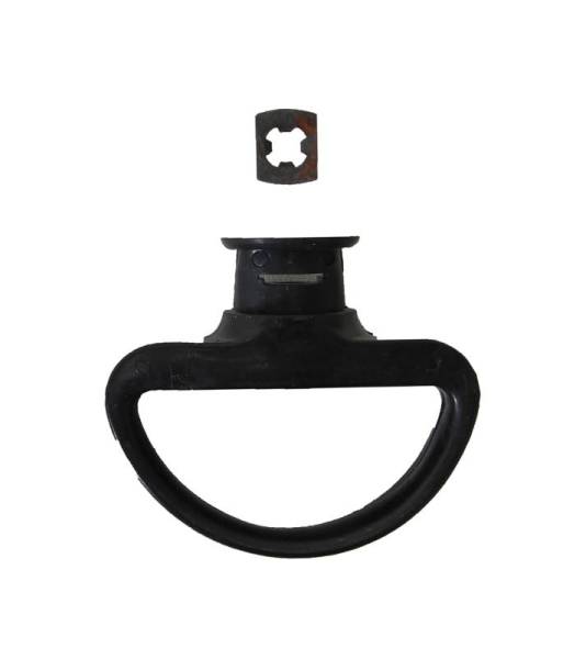 Chuck's Convertible Parts - HANDLE, GAS DOOR RELEASE WITH CLIP, STD. BUG 1971-72, SUPER BEETLE 1971-72 *MADE BY WCM* (1971 Std. Bug starting at VIN 1112428099)