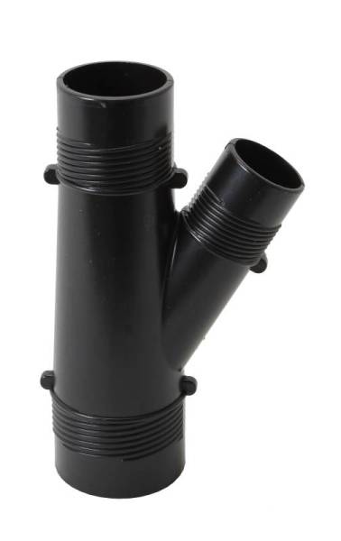 Chuck's Convertible Parts - DEFROST TUBE 2-WAY "Y" CONNECTOR, BUG 1966-68 (38mm inlet, 32mm and 26mm outlet)