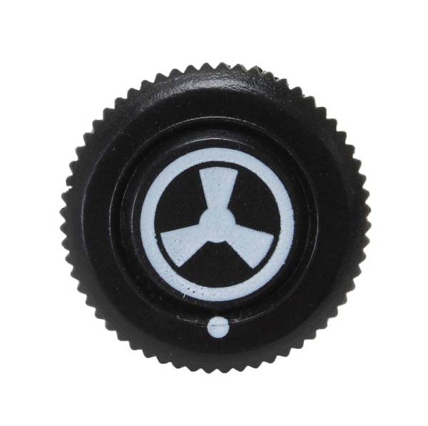 Chuck's Convertible Parts - KNOB, FRESH AIR *GERMAN* BUG 1973-79 (For Beetles with Electric Fans)