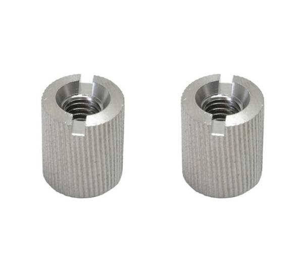 Chuck's Convertible Parts - KNURLED NUTS, FOR INSTRUMENT WIRING COVER, SET OF 2, BUG 1961-69 *MADE IN USA BY WCM*