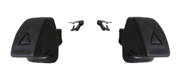 Chuck's Convertible Parts - KNOBS, SEAT RELEASE WITH CLIPS, BLACK SQUARE STYLE, BUG / GHIA / TYPE 3 1972-79 *MADE BY WCM*