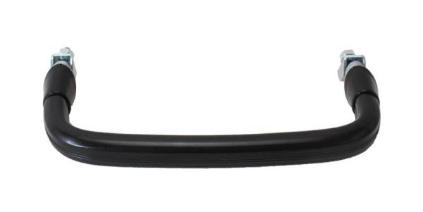 Chuck's Convertible Parts - DASH HANDLE, BLACK WITH HARDWARE, STANDARD BUG 1968-77