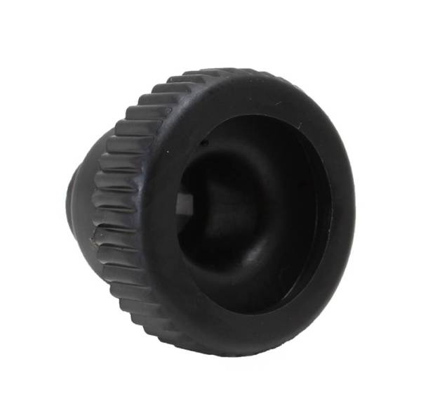 Chuck's Convertible Parts - KNOB, 15mm SQUARE HOLE FRESH AIR: BUG 1968-70, SUPER BEETLE 73-79, GHIA 72-74, TYPE 3 71-73 OR GLOVE BOX: BUG/BUS/GHIA/TYPE 3 1968-77 & SUPER BEETLE 71-73