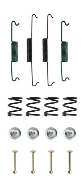 Chuck's Convertible Parts - FRONT BRAKE INSTALLATION KIT, SPRINGS, PINS, CLIPS - STD BUG 58-77, GHIA 59-74, THING 73-74