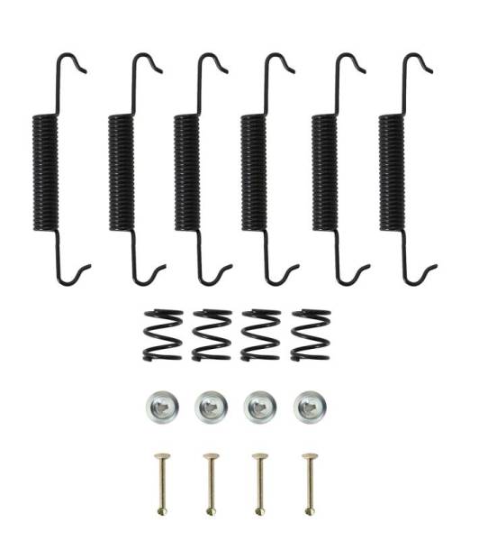 Chuck's Convertible Parts - BRAKE INSTALLATION KIT - SPRINGS, PINS, CLIPS - FRONT BUG 1950-54 / REAR BUG 1950-58 & GHIA 1956-58
