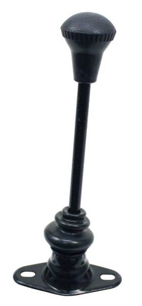 Chuck's Convertible Parts - SHIFTER ASSEMBLY STRAIGHT STYLE WITH 12mm BLACK KNOB, BUG 68-79, GHIA 68-74, TYPE 3 61-73, THING 73-74