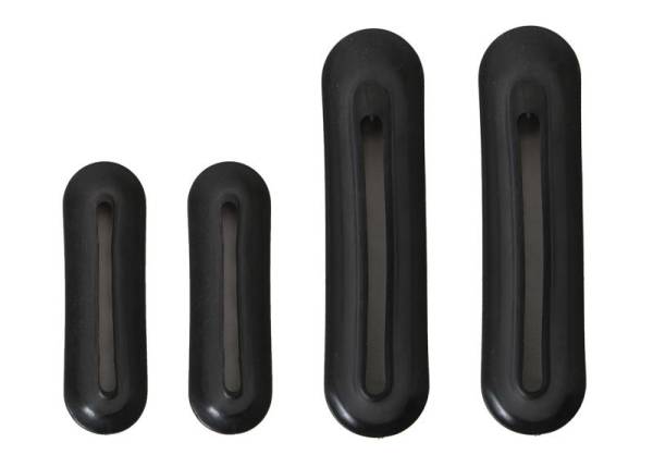 Chuck's Convertible Parts - SEALS, BUMPER BRACKET, 4 PIECES FRONT & REAR, BUG SUPER BEETLE 1971-73, GHIA 1972-74 *MADE BY WCM*