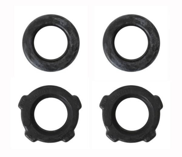 Chuck's Convertible Parts - BUSHINGS, SPRING PLATE, SET OF 4, INNER (GERMAN) & OUTER (OEM) BUG / GHIA / TYPE 3 / THING 1969-79