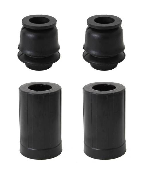Chuck's Convertible Parts - FRONT STRUT STOPS AND PLASTIC COVERS, SET OF 4, SUPER BEETLE 1971-73 1/2 (up to chassis # 1333003655)