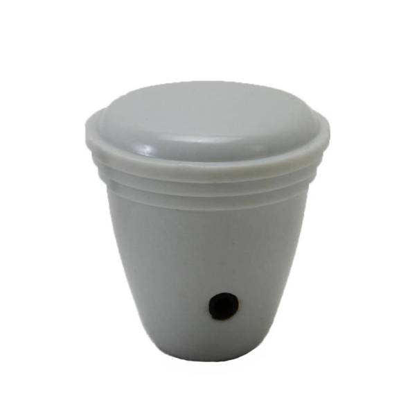 Chuck's Convertible Parts - RADIO KNOBS, GREY, SET OF 2, ALL BUGS 1953-66, GHIA 1956-66, TYPE 3 1961-67