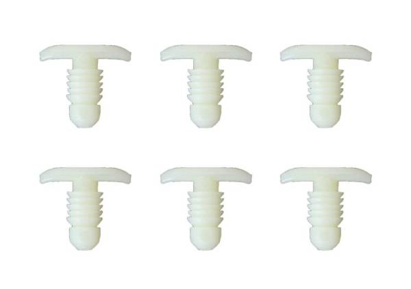 Chuck's Convertible Parts - CLIPS, HOOD SEAL, 6 PIECES *GERMAN* BUG SUPER BEETLE 1973-79