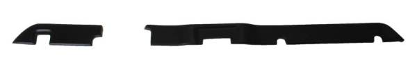 Chuck's Convertible Parts - KNEE PAD, 2 PIECES UNDER DASH, BLACK, GHIA 1972-74