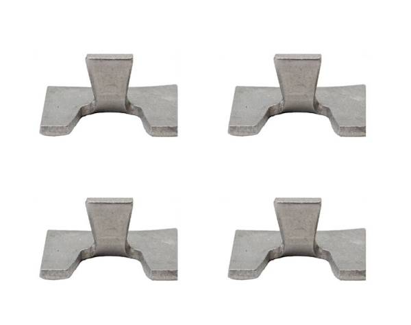 Chuck's Convertible Parts - CLIPS, LICENSE LIGHT HOUSING CHROME STRIP, SET OF 4, GHIA 1956-74