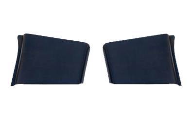Chuck's Convertible Parts - TOP HINGE COVERS, BLACK, GHIA CONV. 1958-69 1/2