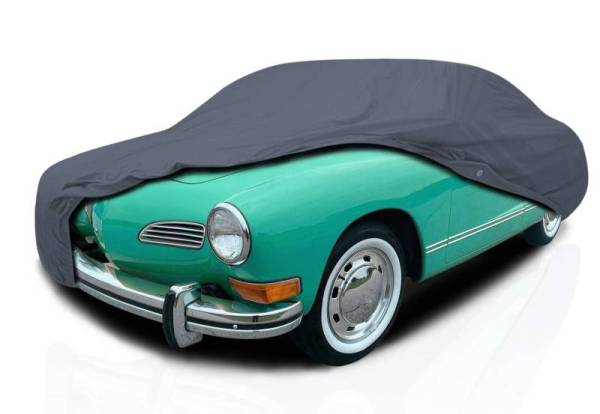 Chuck's Convertible Parts - CAR COVER, ALL WEATHER 4 LAYER GREY MATERIAL, GHIA 1956-74 *MADE IN USA*
