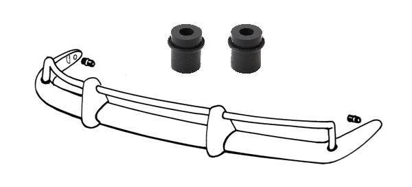 Chuck's Convertible Parts - MOUNTS, REAR BUMPER TO BODY, RUBBER, GHIA 1956-71