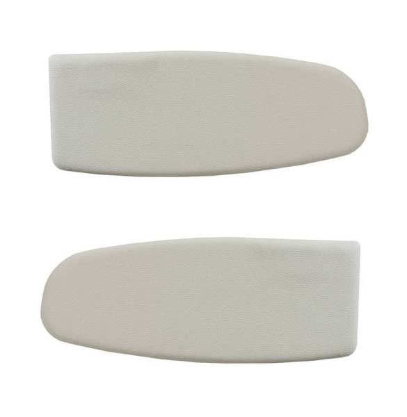 Chuck's Convertible Parts - SUNVISORS, WHITE VINYL, ALL GHIAS 1956-64
