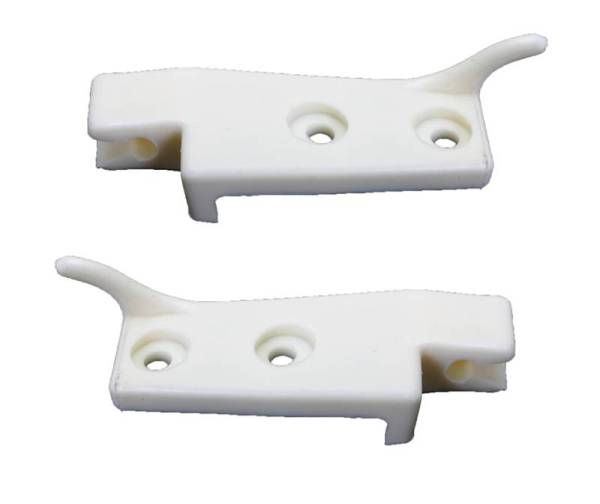 Chuck's Convertible Parts - CLIP, REAR SEAT, WHITE, GHIA CONV. 1968-74 (Clip Mount Part # 141-590)