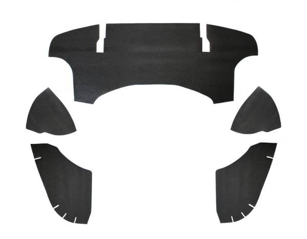 Chuck's Convertible Parts - FIREWALL,TARBOARD INSULATION, 5 PIECE , ALL GHIAS 1956-74 *MADE IN USA BY WCM*