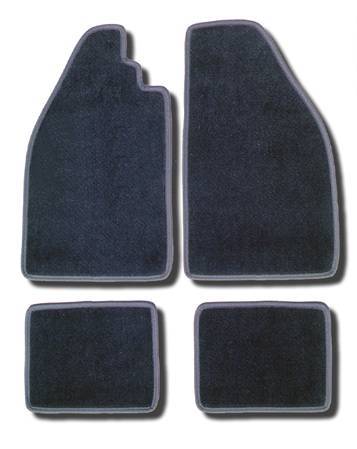 Chuck's Convertible Parts - FLOOR MATS, GREY CARPET, 4 PIECE SET, ALL GHIAS