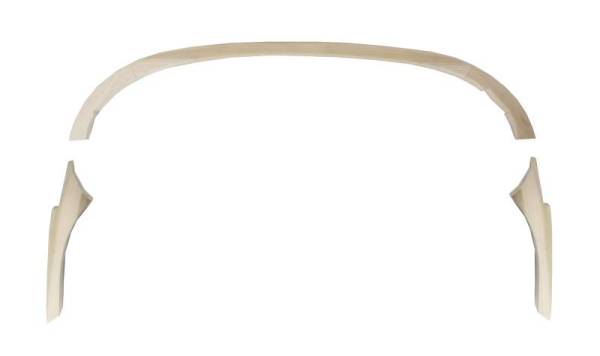 Chuck's Convertible Parts - TOP MAIN HOOP WITH QUARTERS, WOOD, BUG CONV. 1952-60 *MADE IN USA*