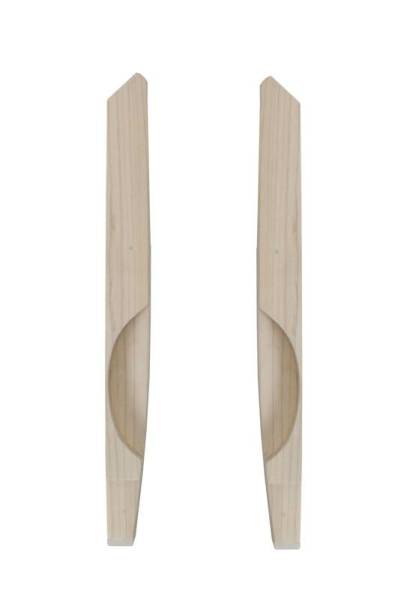 Chuck's Convertible Parts - BOW, INSIDE QUARTER FACING, WOOD LEFT & RIGHT, BUG CONV. 1961-71 *MADE IN USA*