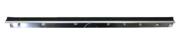 Chuck's Convertible Parts - SCRAPER, OUTSIDE LEFT QUARTER WITH CHROME, *GERMAN* BUG CONV. 1965-79 (Modification req. for 1965)