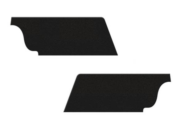 Chuck's Convertible Parts - REAR KICK PANELS, BLACK VINYL BUG CONV. 1956-1959